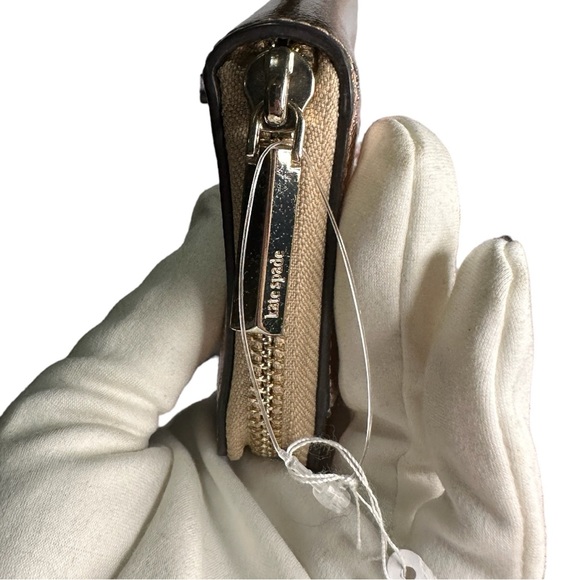 NWOT Kate Spade Gold Zippy Long Wallet - Picture 5 of 8